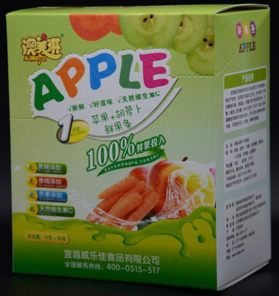 澳美琪鮮果條(蘋果+胡蘿卜味)