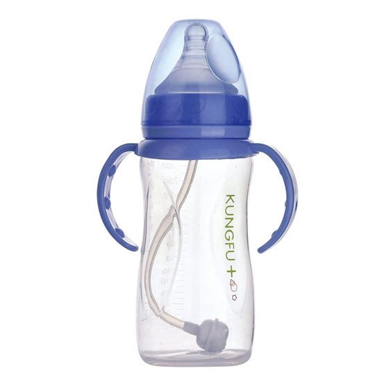 功夫寶貝PP寬口自動大奶瓶