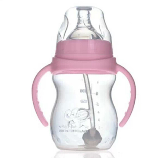 圣嬰島寬口徑弧形pp奶瓶