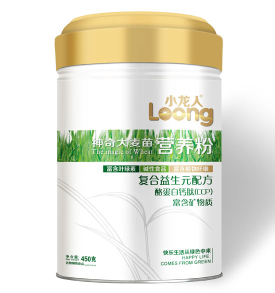 小龍人復合益生元配方神奇大麥苗營養(yǎng)粉