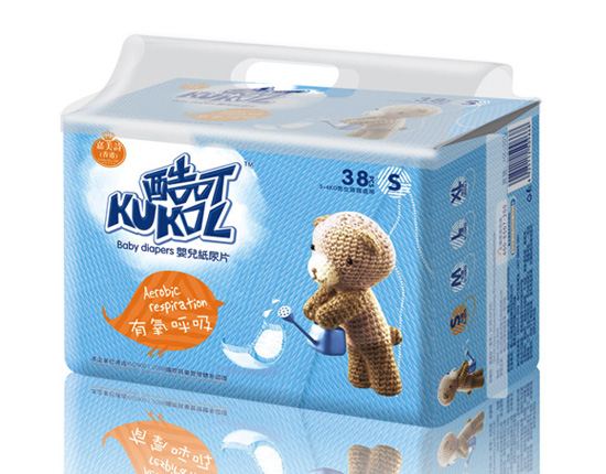 酷可有氧呼吸yinge紙尿片S碼38片小包