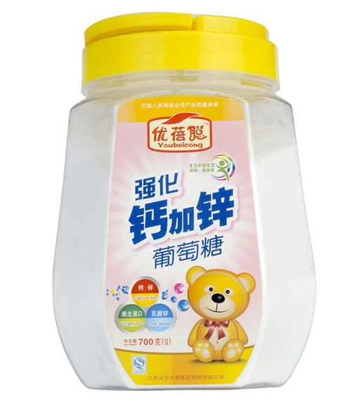 優(yōu)蓓聰強(qiáng)化鈣加鋅葡萄糖(塑聽(tīng))
