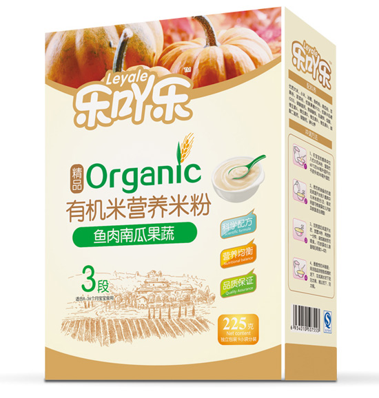 樂吖樂魚肉南瓜果蔬3段225g盒裝