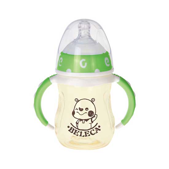 貝樂(lè)嘉PPSU奶瓶120ML(綠色)手柄