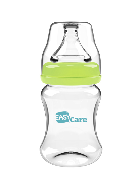 伊斯卡爾150ml玻璃寬口徑奶瓶(綠)