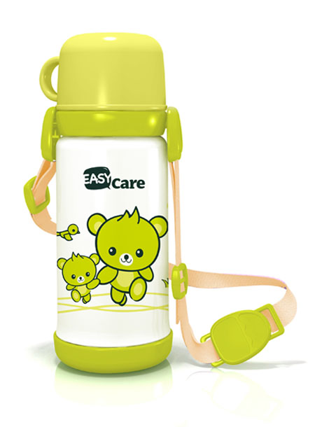 伊斯卡爾420ml 保溫水壺(綠)