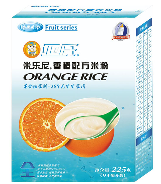 亞氏米樂(lè)尼香橙配方米粉盒裝