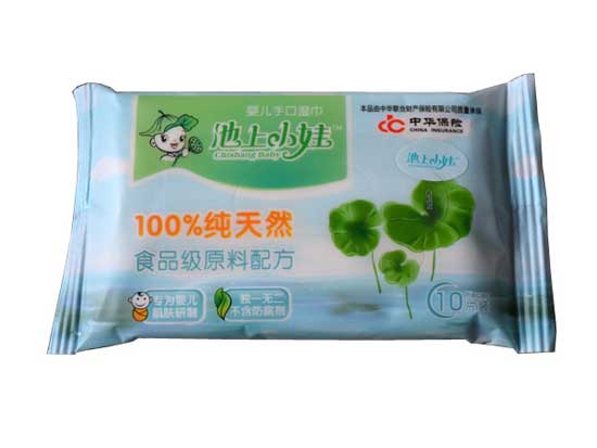 池上小娃手口濕巾膠貼10片獨立包