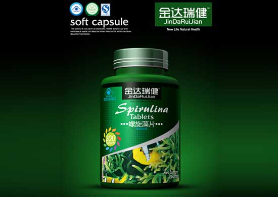 金達(dá)瑞健螺旋藻片軟膠囊