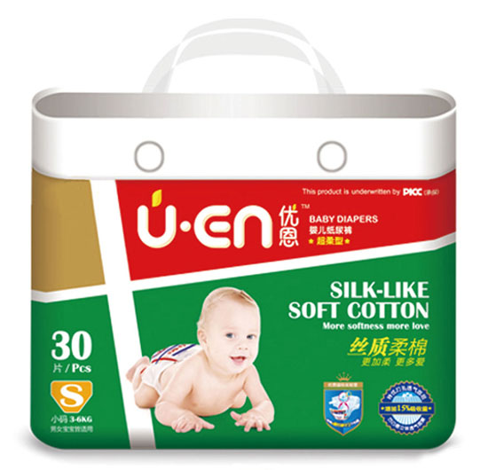 優(yōu)恩絲質(zhì)柔棉嬰兒紙尿褲