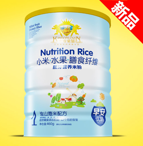 復(fù)件金盾愛嬰小米水果膳食纖維淮山薏米配方胚芽營養(yǎng)米粉(聽)