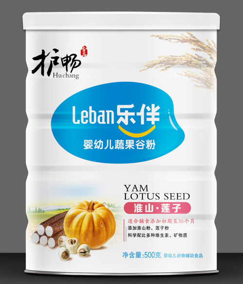 樂伴淮山蓮子嬰幼兒蔬菜谷粉500克