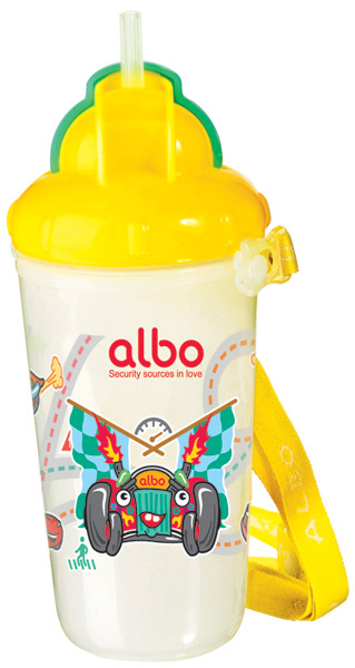 愛樂寶270ml雙層保鮮杯黃色