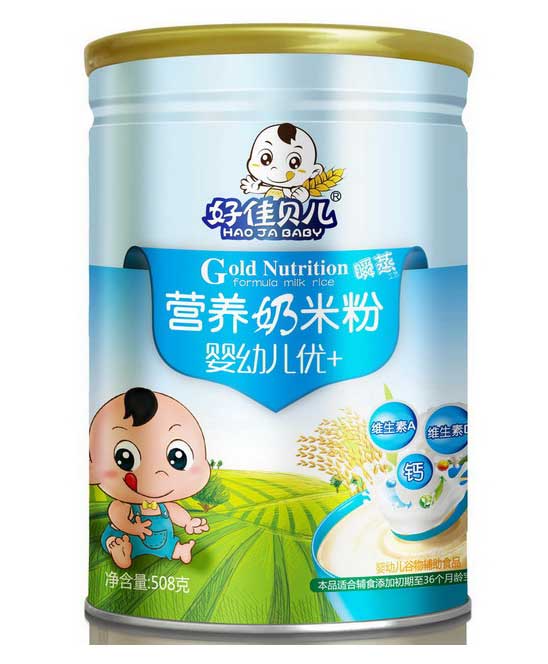 好佳貝兒嬰幼兒優(yōu)+營養(yǎng)奶米粉