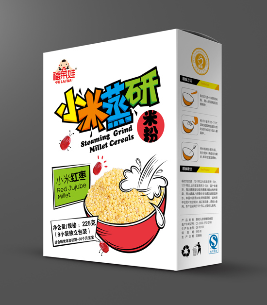 福萊娃紅棗配方小米蒸研米粉