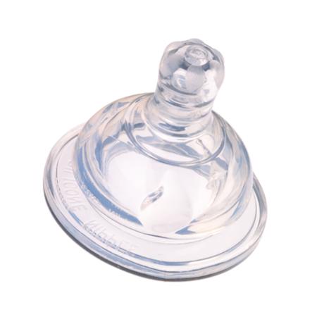 清素立體仿生奶嘴(寬口徑-快流量-1件裝)