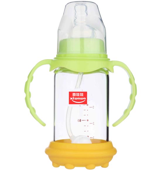 喜哇哇嬰幼兒玻璃奶瓶120ML