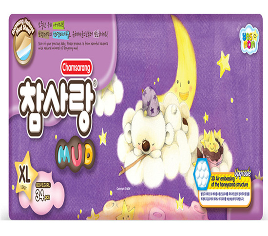 蒙愛海泥紙尿褲XL34