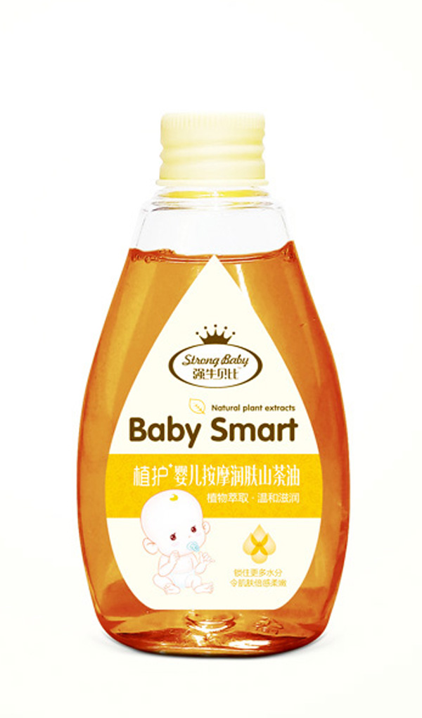 強生貝比嬰兒按摩潤膚山茶油