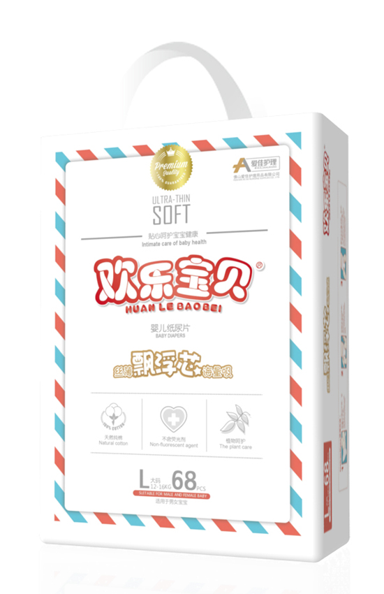 愛佳護理嬰兒紙尿片大包L68