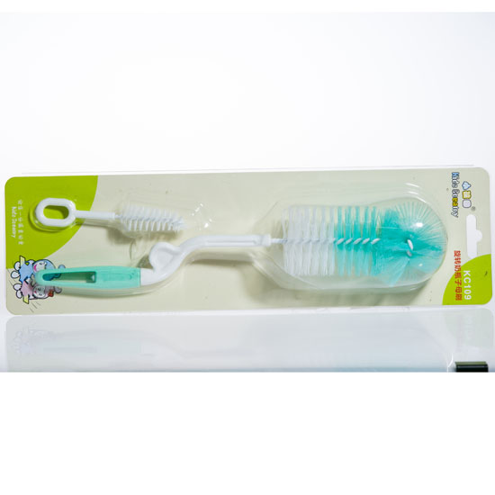 小孩國旋轉(zhuǎn)奶瓶字母刷藍色