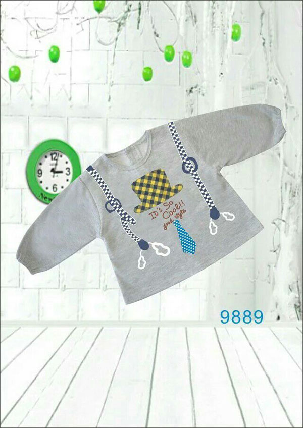 快樂小天天衛(wèi)衣 灰色 格子帽子圖案