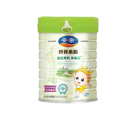 安親428克米維樂(lè)紅棗蓮子有機(jī)米粉