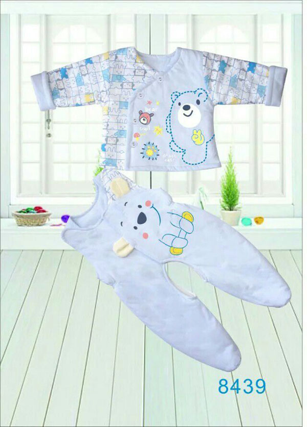 快樂(lè)小天天保暖棉衣套裝 紫色 小熊