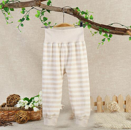 蓓琪兔嬰兒服飾2015秋冬新品彩棉系列高腰褲0