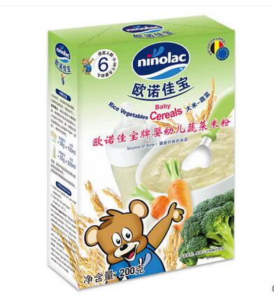 歐諾佳寶NINOLAC嬰幼兒蔬菜米粉