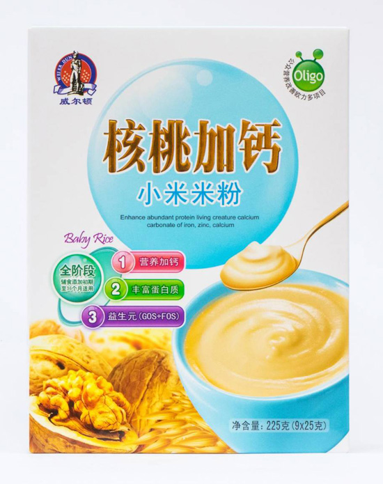 威爾頓225G核桃加鈣小米米粉