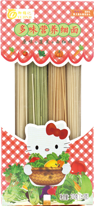 御錦記原味+菠菜+西紅柿多味營養(yǎng)細面