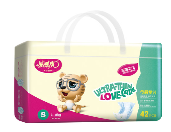 威威虎極薄芯生紙尿片S碼42片