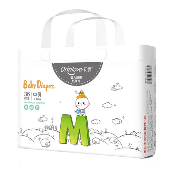 初愛(ài)嬰兒超薄紙尿片M36片
