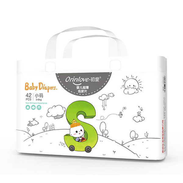 初愛(ài)嬰兒超薄紙尿片S42片