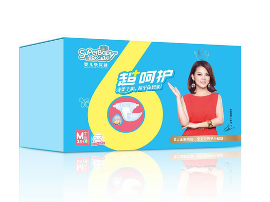 超級(jí)寶貝超呵護(hù)嬰兒紙尿褲M碼24片
