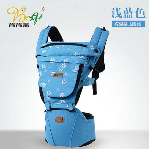 背背親多功能寶寶坐凳淺藍色