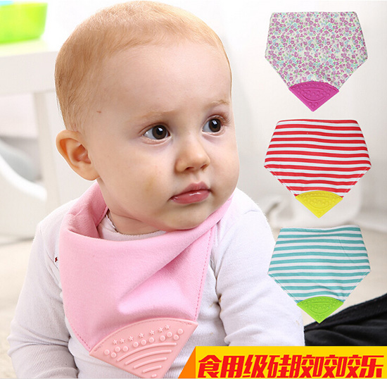 嬰兒純棉防水三角巾