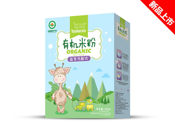 優(yōu)可欣益生元有機米粉盒裝