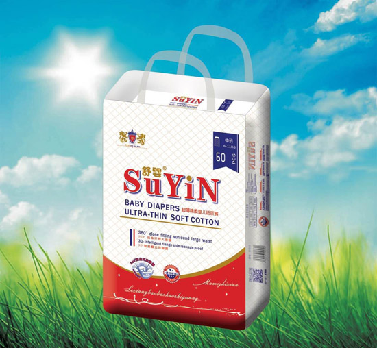 舒嬰超薄綿柔嬰兒紙尿褲M碼60片