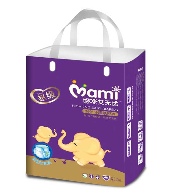 媽咪艾無(wú)憂超級(jí)360°環(huán)腰紙尿褲XL碼