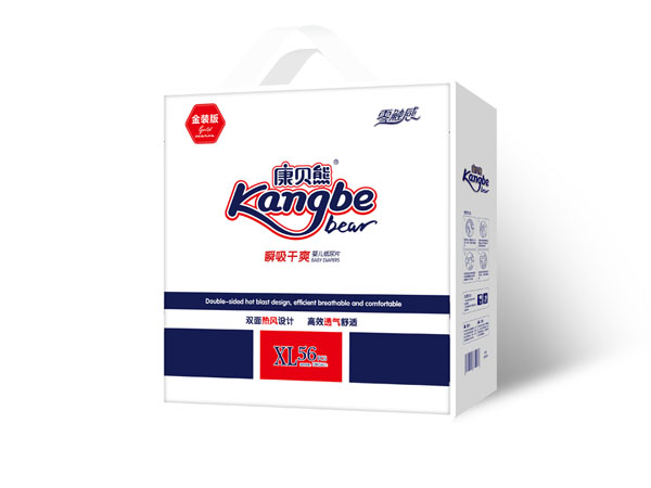 康貝熊金裝版零觸感瞬吸干爽嬰兒紙尿片-拉鏈袋XL56