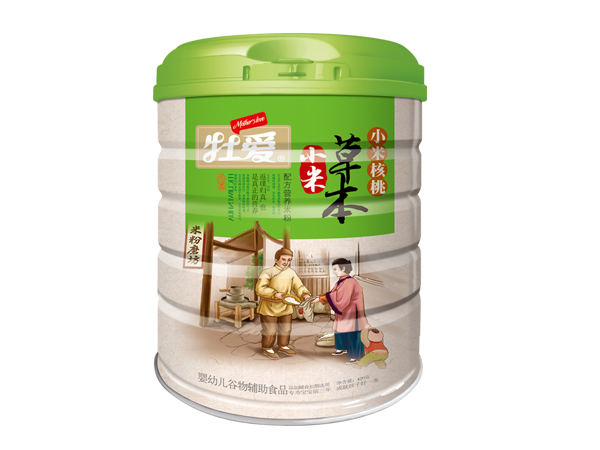 牡愛草本小米米粉-小米核桃