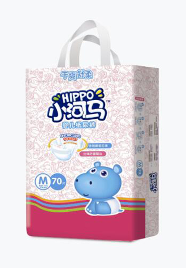 小河馬紙尿褲大包M70