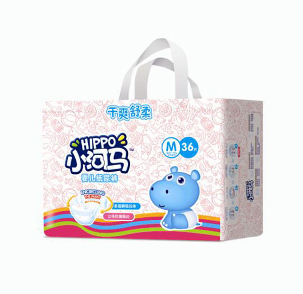 小河馬紙尿褲中包M36