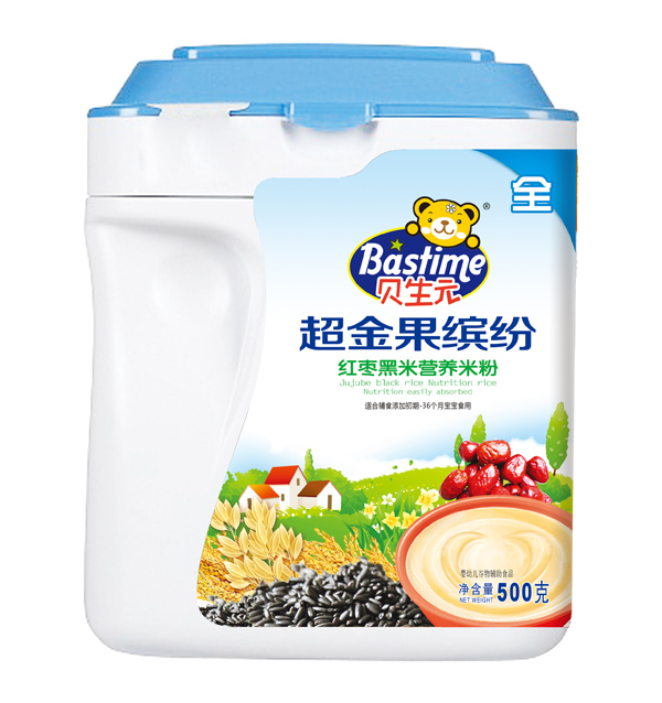 貝生元超金果繽紛紅棗黑米營(yíng)養(yǎng)米粉聽(tīng)裝