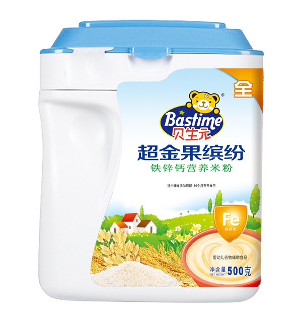 貝生元超金果繽紛鐵鋅鈣營(yíng)養(yǎng)米粉聽(tīng)裝