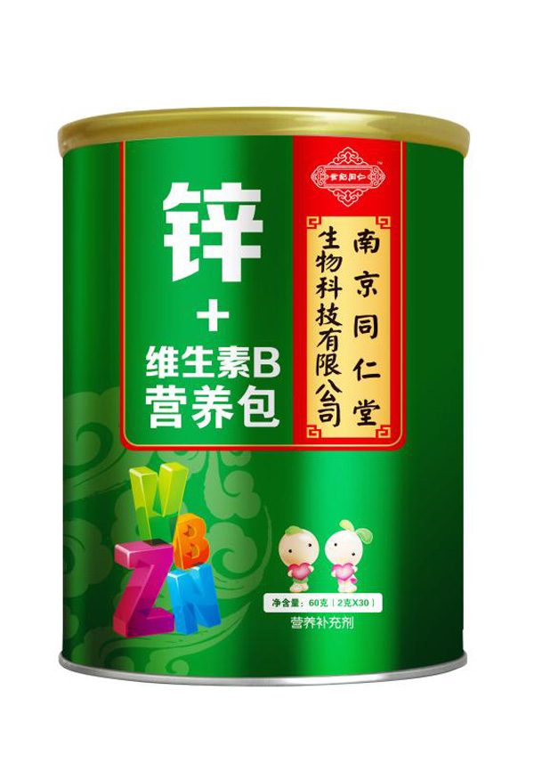 南京同仁堂世紀同仁鋅+維生素B營養(yǎng)包
