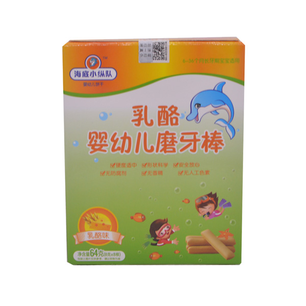 海底小縱隊(duì)乳酪磨牙棒盒裝64g