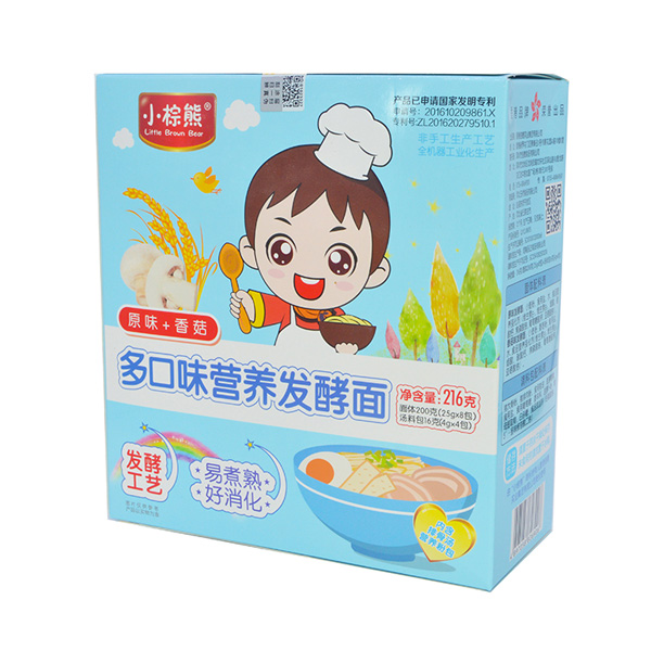 小棕熊多口味營(yíng)養(yǎng)發(fā)酵面原味+香菇216g